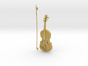 1/3rd scale Violin in Tan Fine Detail Plastic