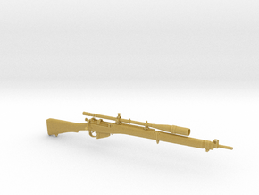 1/9 Scale Enfield Rifle  in Tan Fine Detail Plastic