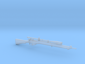 1/9 Scale Enfield Rifle  in Clear Ultra Fine Detail Plastic