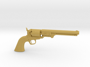 1/3 Scale Colt 1851 Navy Revolver in Tan Fine Detail Plastic