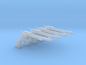 1/18 Scale Colt Peacemaker 4 Pack in Clear Ultra Fine Detail Plastic