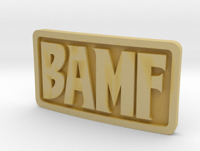 1/3 Scale BAMF Buckle in Tan Fine Detail Plastic