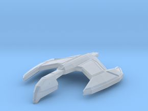 Romulan Leahval Class in Clear Ultra Fine Detail Plastic