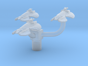 Reman/Romulan Scorpion Squadron in Clear Ultra Fine Detail Plastic