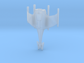 Klingon Qeh'ral Class Battlecruiser in Clear Ultra Fine Detail Plastic
