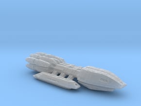 Colonial Battlestar Pegasus in Clear Ultra Fine Detail Plastic
