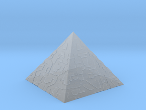Pyramid in Clear Ultra Fine Detail Plastic