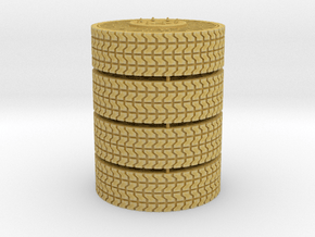 1/25 35inch Tweel airless tire x4 in Tan Fine Detail Plastic