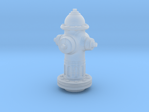 Fire Hydrant 1/20 scale in Clear Ultra Fine Detail Plastic