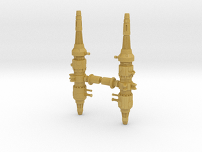 44 Scale TLJ A-Wing Upgrade Cannons in Tan Fine Detail Plastic