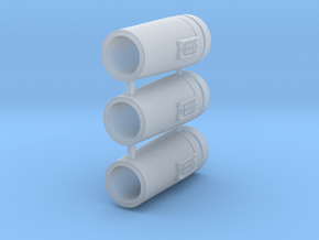 1:43/44 Scale SW Cylinders set in Clear Ultra Fine Detail Plastic
