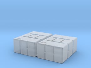 1:78 Refueling Boxes in Clear Ultra Fine Detail Plastic