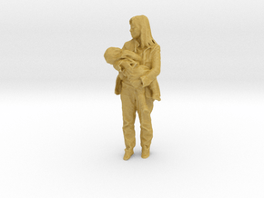 Printle S Couple 110 - 1/87 - wob in Tan Fine Detail Plastic