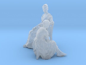 Printle S Couple 114 - 1/87 - wob in Clear Ultra Fine Detail Plastic