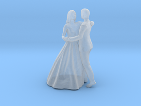 Printle S Couple 129 - 1/87 - wob in Clear Ultra Fine Detail Plastic