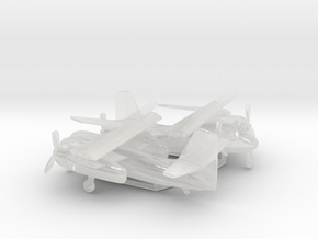 Grumman S2-F Tracker (folded wings) in Clear Ultra Fine Detail Plastic: 1:350