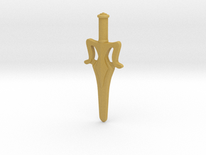 Power Sword scaled for Lego in Tan Fine Detail Plastic