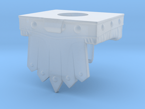 Skeletor's belt for minimate in Clear Ultra Fine Detail Plastic
