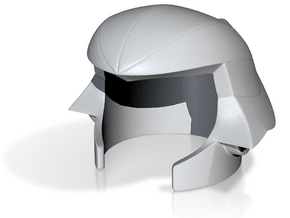 Quicksilver helmet (open face) for Minimates in Clear Ultra Fine Detail Plastic