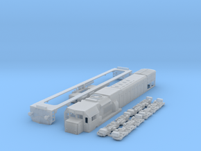 G26HCW-2 N Scale in Clear Ultra Fine Detail Plastic