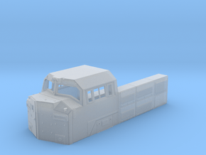 SD70ACe BB Cab 1:87 in Clear Ultra Fine Detail Plastic