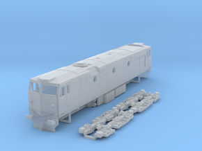 Renfe 1900 class 1:160 in Clear Ultra Fine Detail Plastic