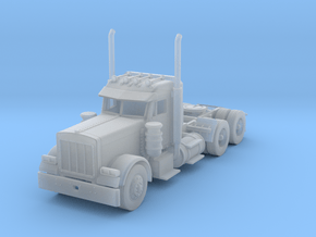 Peterbilt 379 Daycab 1:160 scale in Clear Ultra Fine Detail Plastic