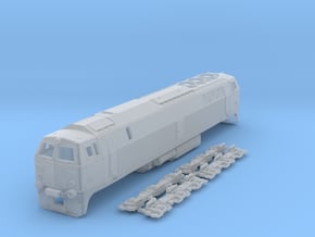 N Scale MZ III locomotive ex-DSB in Clear Ultra Fine Detail Plastic