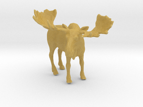 Print Animal Moose - 1/72 in Tan Fine Detail Plastic
