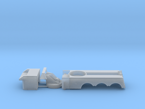 1/64 Rotator - MainBody / turret / front box  in Clear Ultra Fine Detail Plastic