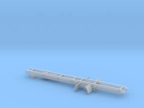 Single axle frame 1/64th in Clear Ultra Fine Detail Plastic