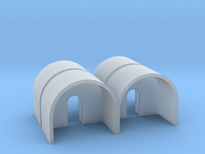 Double Hump Fender v1 pair 1/64 in Clear Ultra Fine Detail Plastic