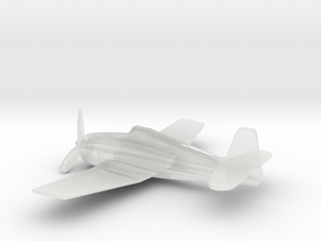 Grumman F6F (w/o landing gears) in Clear Ultra Fine Detail Plastic: 6mm