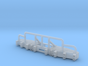 IbisTek front bumper - 1/16 scale in Clear Ultra Fine Detail Plastic