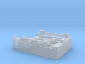 DeAgo Millennium Falcon Junction Box in Clear Ultra Fine Detail Plastic