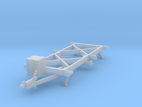 Chassis HO-scale in Clear Ultra Fine Detail Plastic