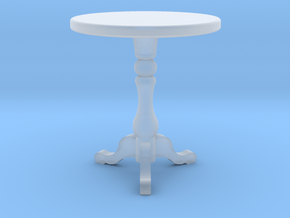 1:48 Round Table in Clear Ultra Fine Detail Plastic