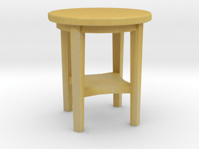 1:48 Round Table in Tan Fine Detail Plastic
