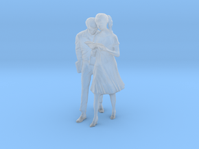 Printle S Couple 137 - 1/72 - wob in Clear Ultra Fine Detail Plastic