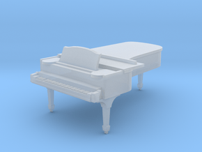 1:48 Concert Grand Piano in Clear Ultra Fine Detail Plastic