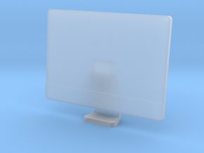1:24 27" iMac Desktop Computer in Clear Ultra Fine Detail Plastic