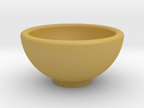 1:48 Bowl in Tan Fine Detail Plastic