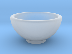 1:48 Bowl in Clear Ultra Fine Detail Plastic