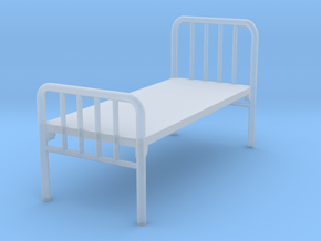 1:48 Hospital Bed in Clear Ultra Fine Detail Plastic