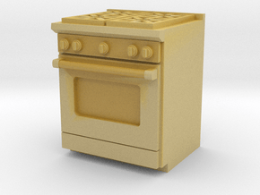 1:64 Kitchen Stove(Range) and Oven in Tan Fine Detail Plastic