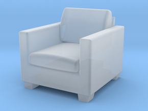 1:48 Davis Apartment Chair in Clear Ultra Fine Detail Plastic