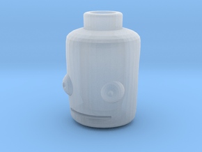 Head KSP for Lego (basic with nub) in Clear Ultra Fine Detail Plastic