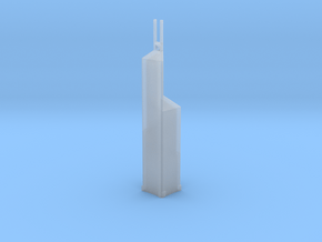 Bank of China Tower - Hong Kong (1:4000) in Clear Ultra Fine Detail Plastic