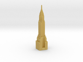 Chrysler Building - New York (1:4000) in Tan Fine Detail Plastic