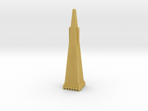 Transamerica Pyramid - San Francisco (1:4000) in Tan Fine Detail Plastic